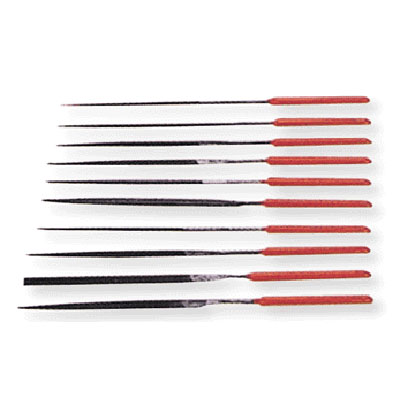 Needle File Set with Plastic Handle